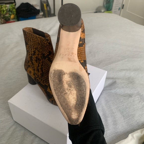 Sandro Python Effect Booties - Picture 3 of 9